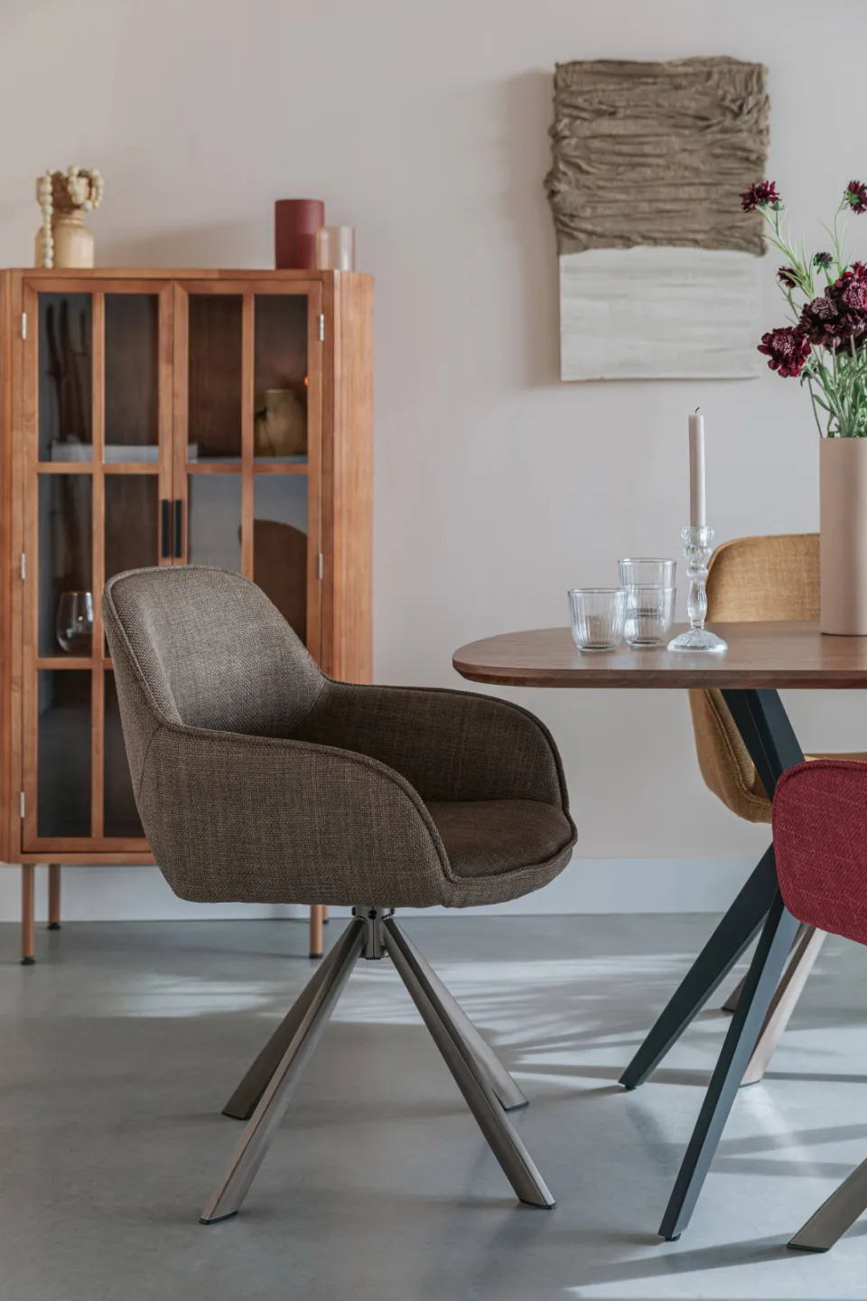 Housecraft Living Toye eetkamerstoel bruin, foto 5
