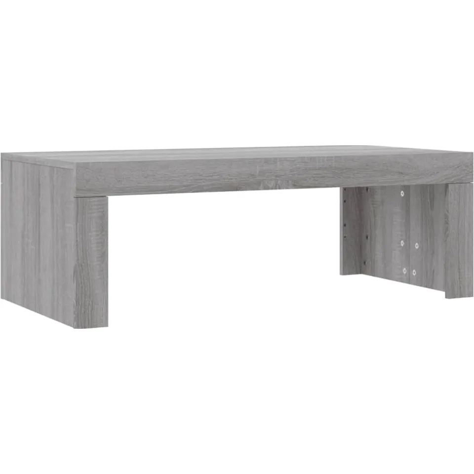 vidaXL Salontafel 102x50x36 cm bewerkt hout grijs sonoma eikenkleurig, foto 3