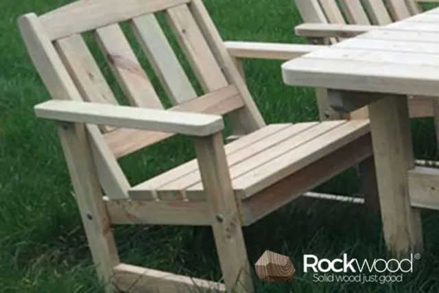 Rockwood® Tuintafel Avalon grijs 1.40m inclusief montage op locatie Naturel