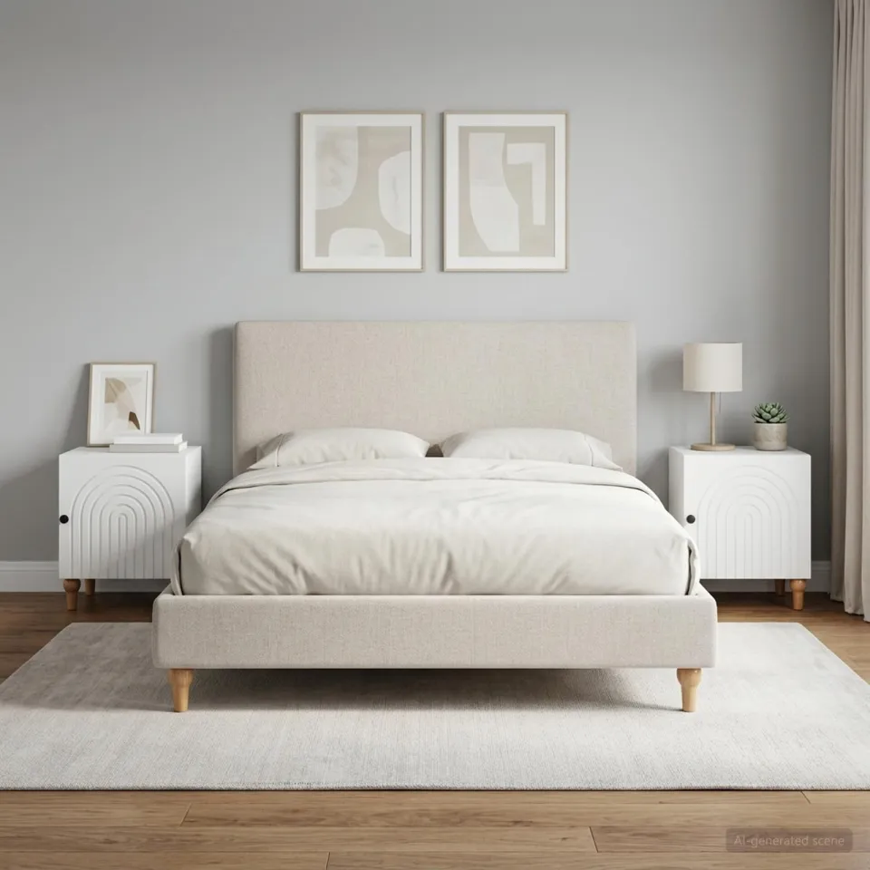vidaXL Nachtkastje 2 st Wit 43 x 34,5 x 50 cm Bewerkt hout, foto 4