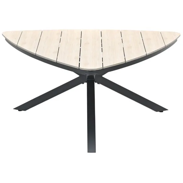 Garden Impressions Edison triangel tuintafel - 170 cm - light teak Vironwood bruin