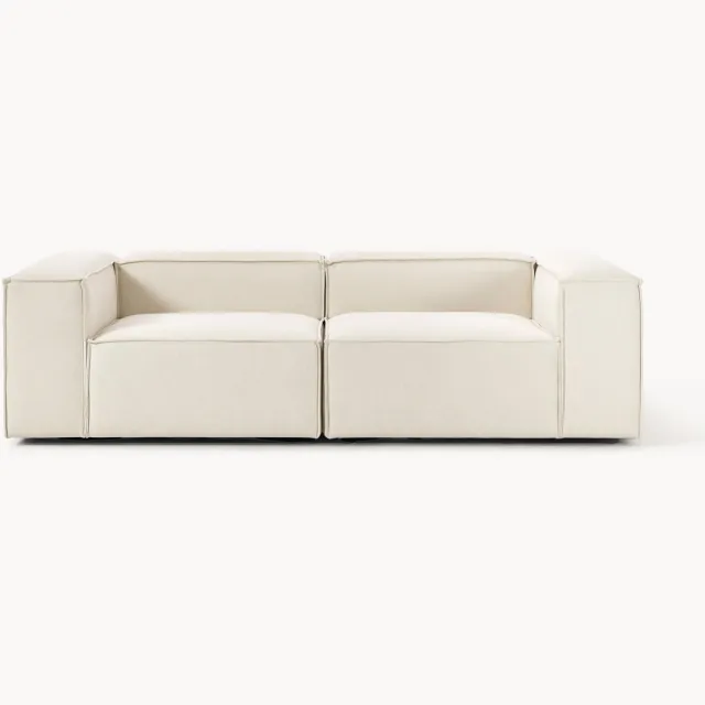 Westwing Collection Modulaire bank Lennon (3-zits) Wit
