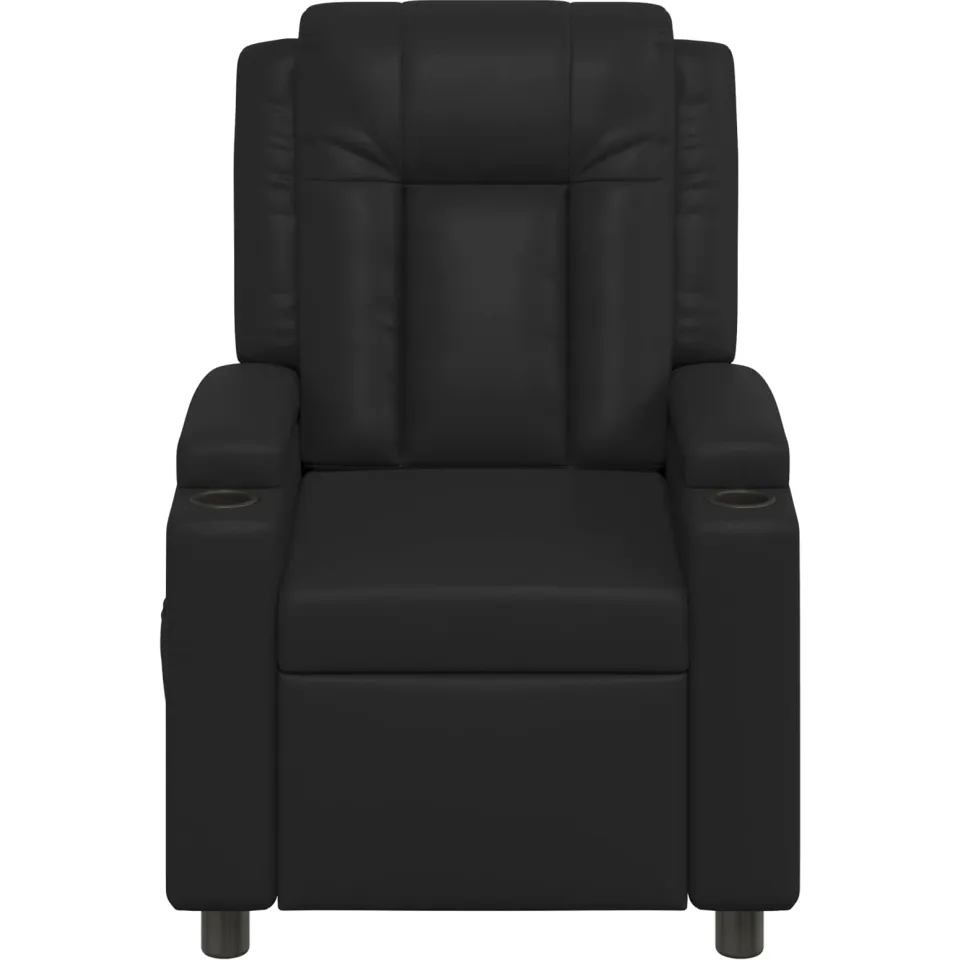 vidaXL Ligstoel Zwart 75 x 95 x 100 cm Stof, foto 4