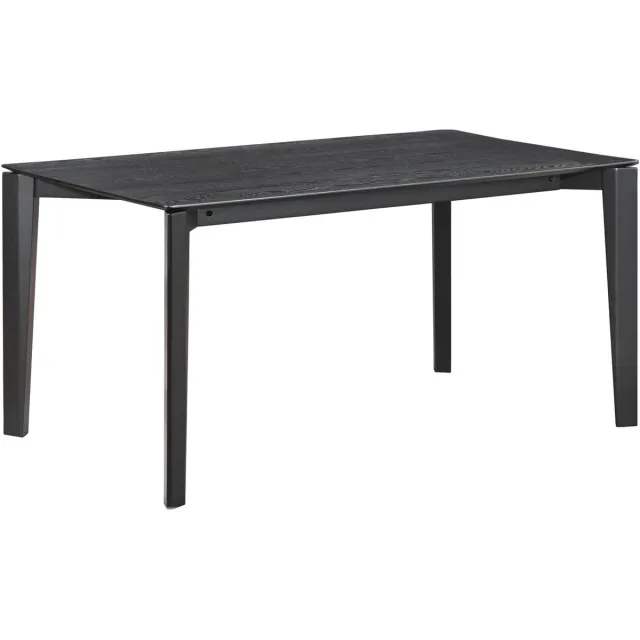 Selsey Loomens – Eettafel 150 x 90 cm, zwarte eikenlook
