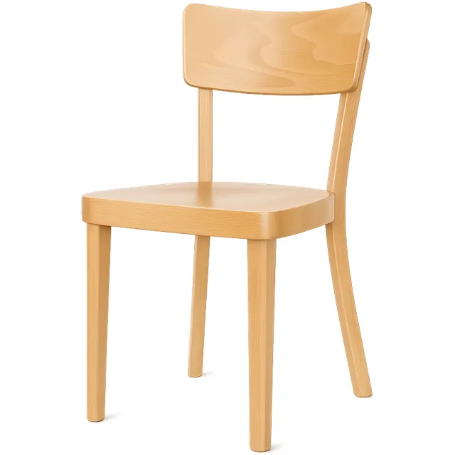 Fameg Fergus houten eetkamerstoel naturel honey Bruin