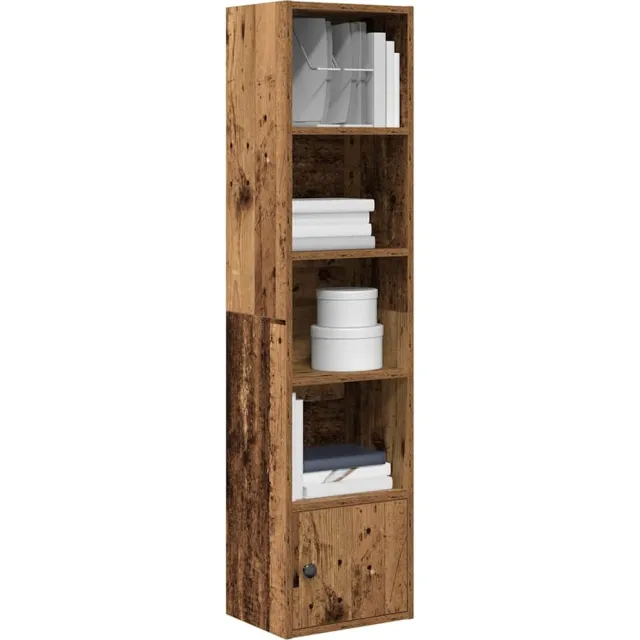 vidaXL Boekenkast 31x24x127 cm bewerkt hout oud houtkleurig Bruin