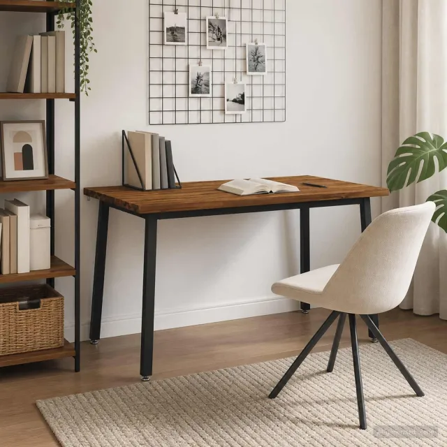 vidaXL Vierkante Eettafel 140 x 90 x 75 cm Massief Acaciahout Naturel