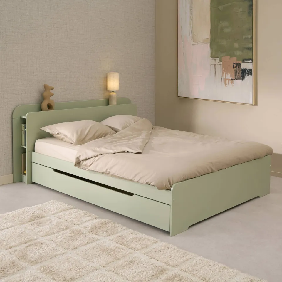 NOUS Living Rumble bed groen, foto 4