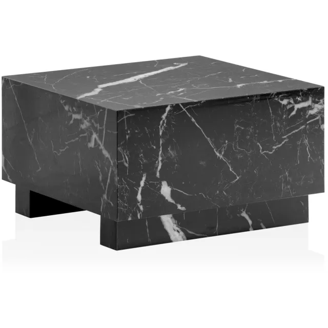 Wohnling Salontafel MONOBLOC zwart 60x60x35 cm - WL6.851 Zie omschrijving