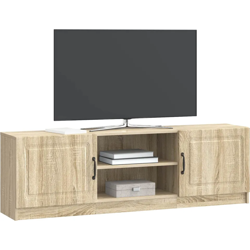 vidaXL TV-kast Sonoma Eiken 150 x 31 x 47 cm Bewerkt hout Bruin