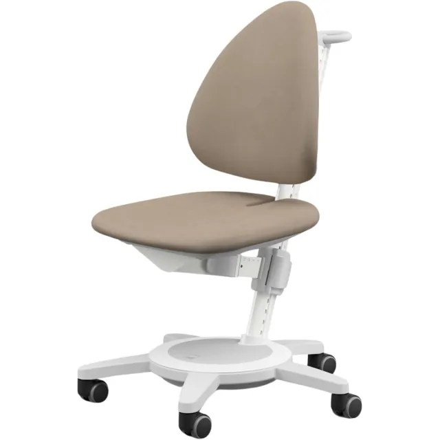 moll Funktionsmöbel GmbH Moll Maximo Kinderbureaustoel - Ergonomische Kinderbureaustoel - Met Verstelbare Zitting En Rugleuning - Groeit Mee Van 110 Tot 185 cm - Draaistoel, ideaal voor schoolkinderen - duurzaam & hoogwaardig soft mocca