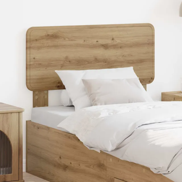 vidaXL Hoofdbord Artisan Eiken Bewerkt hout Bruin