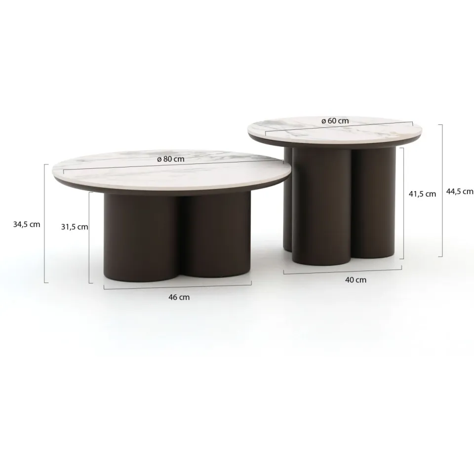Apple Bee Condor/Tonga stoel-bank loungeset 5-delig 6-zits zwart, foto 5