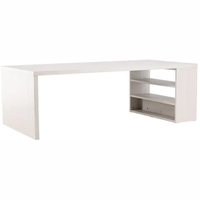 Svea Martina eettafel - 110 x 230 cm - whitewash Wit/naturel