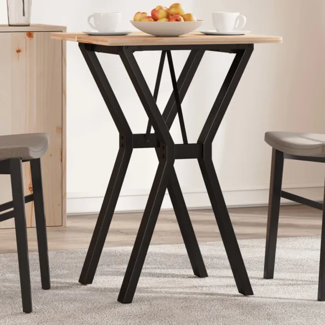 vidaXL Eettafelpoten Y-frame 40x40x73 cm staal Zwart