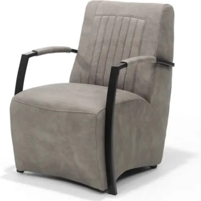 The Seats Fauteuil Oliver - Microvezel - Taupe