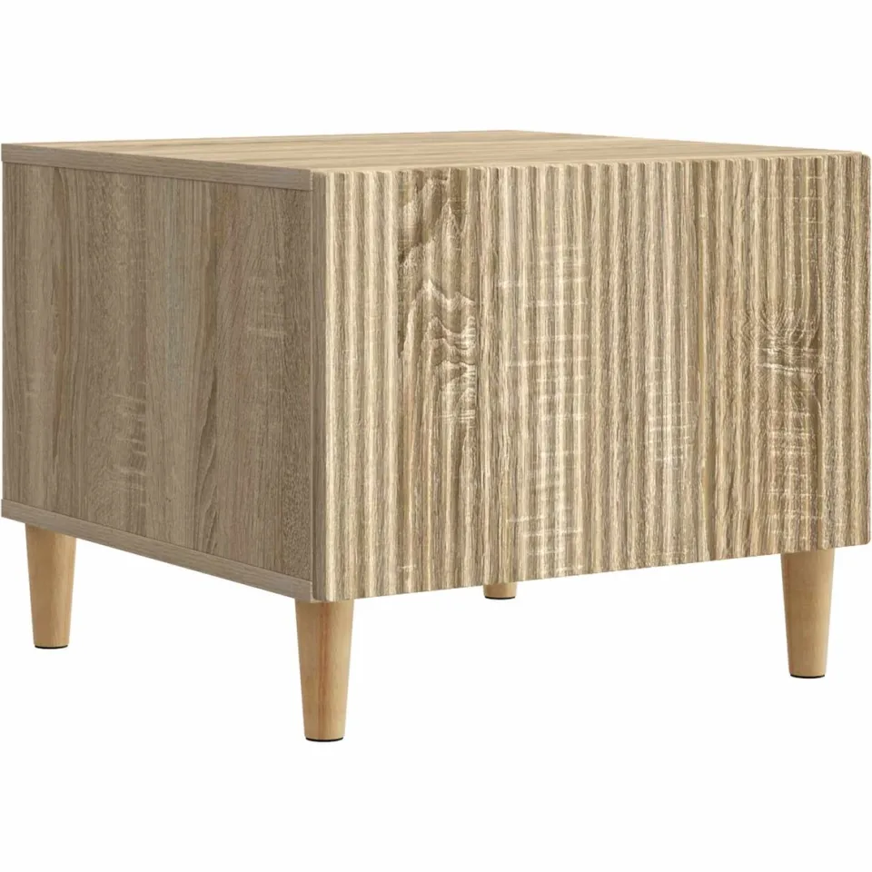 vidaXL Salontafel met lade Sonoma Eiken 49 x 50 x 40 cm Bewerkt hout, foto 3