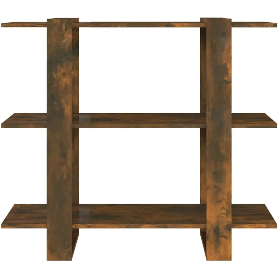 vidaXL Boekenkast/kamerscherm 100x30x87 cm gerookt eikenkleurig, foto 4