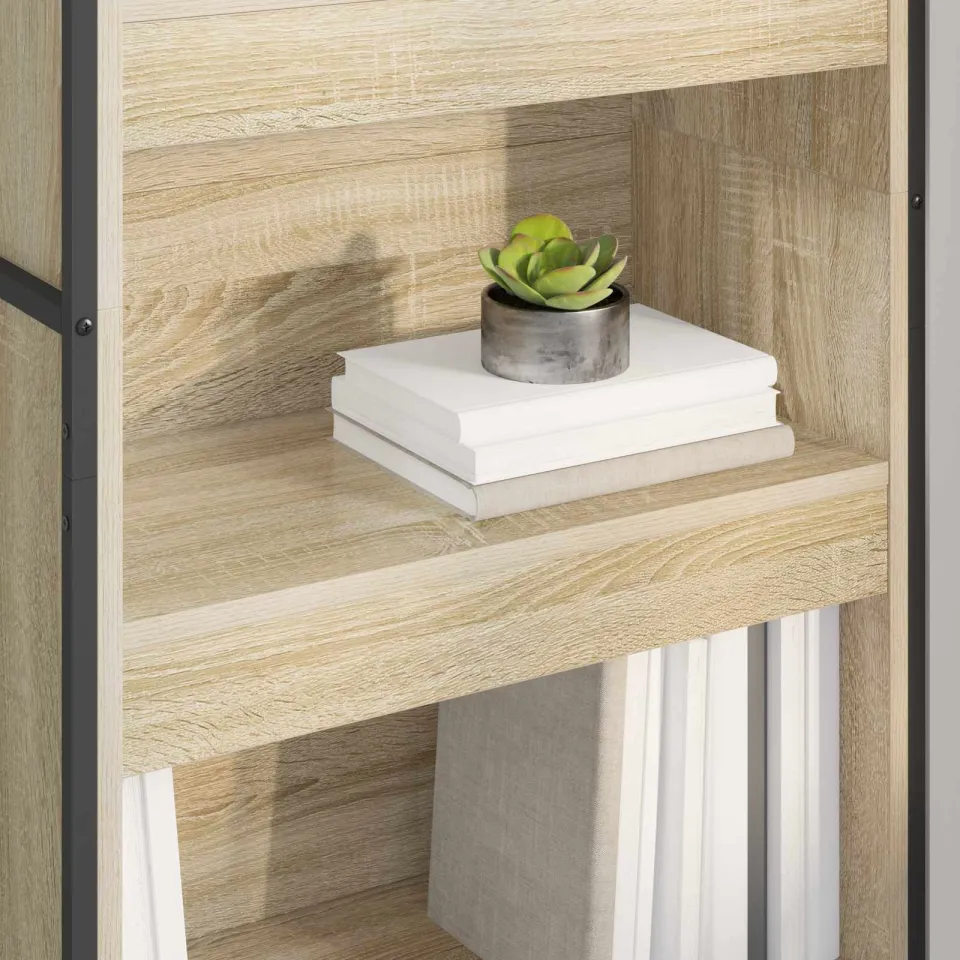 vidaXL Boekenkast 60 x 30 x 189,5 cm Sonoma eiken, foto 3