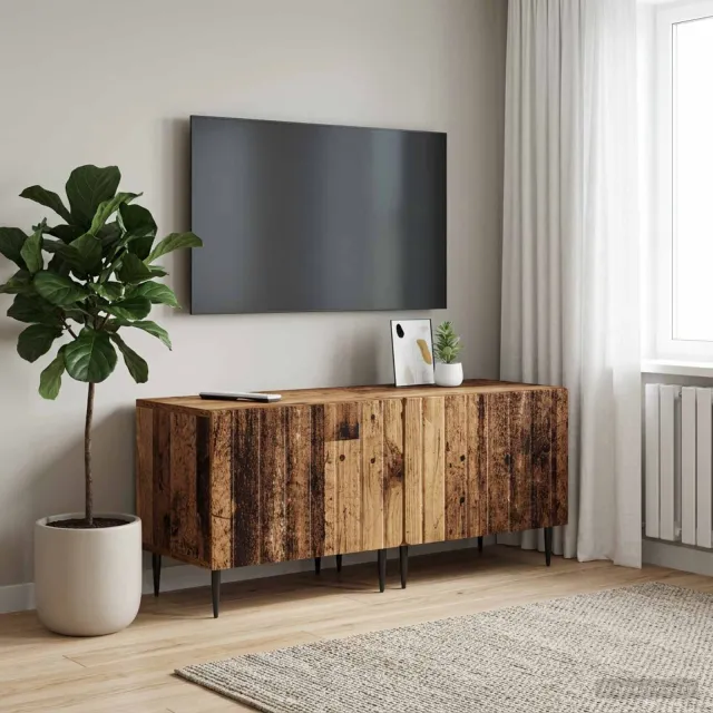 vidaXL Tv-meubel Oud hout Bewerkt hout Bruin