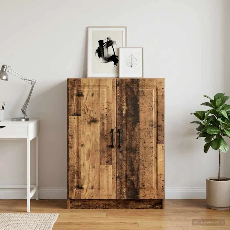 vidaXL Dressoir Oud hout 66 x 34,5 x 87 cm Bewerkt hout bruin, foto 3