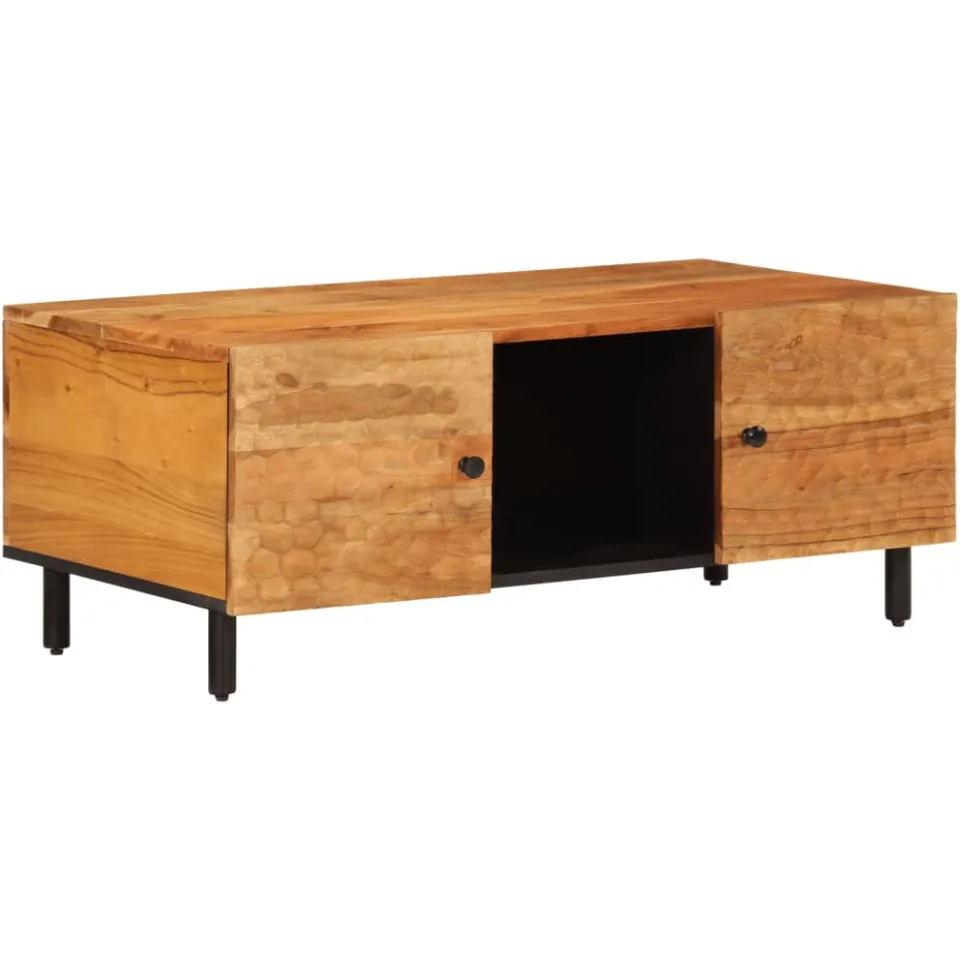vidaXL Salontafel 100x54x40 cm massief acaciahout Bruin