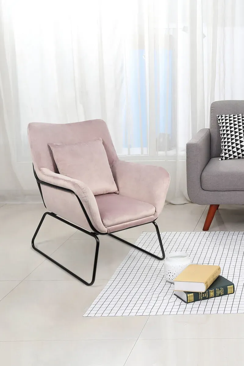Fauteuil Gwen roze, foto 5