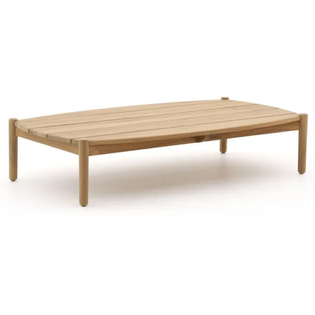 Zavelli Convivia lounge tuintafel 140x80x30cm bruin, foto 2