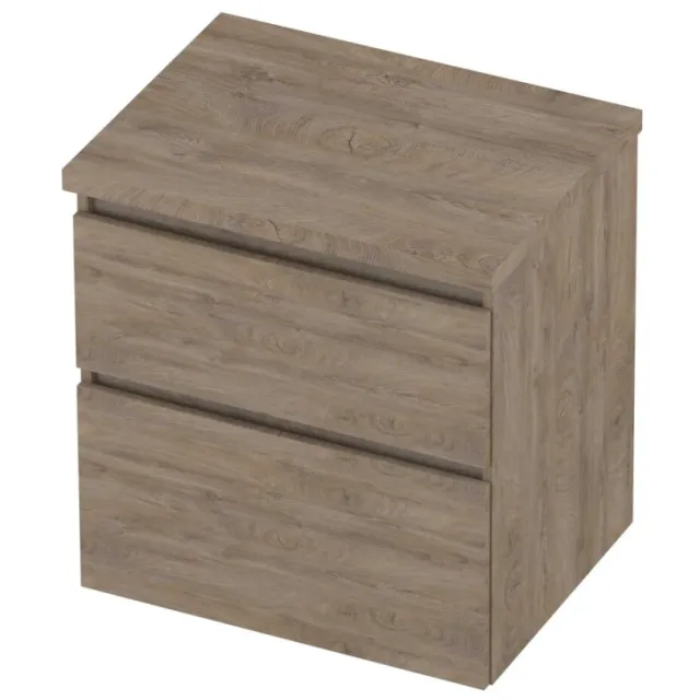 Proline Deck Badmeubelset Asymmetrisch 60x46x55 cm Raw Oak Eiken