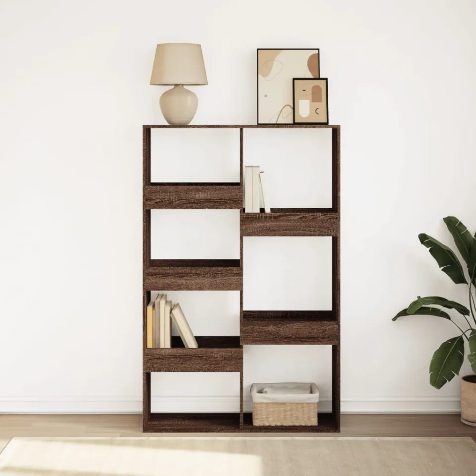 vidaXL Boekenkast 100x33x155,5 cm bewerkt hout bruin eikenkleurig, foto 2