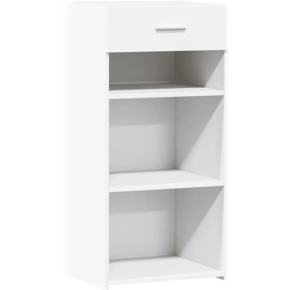 vidaXL Dressoir 45x42,5x93 cm bewerkt hout wit, foto 3