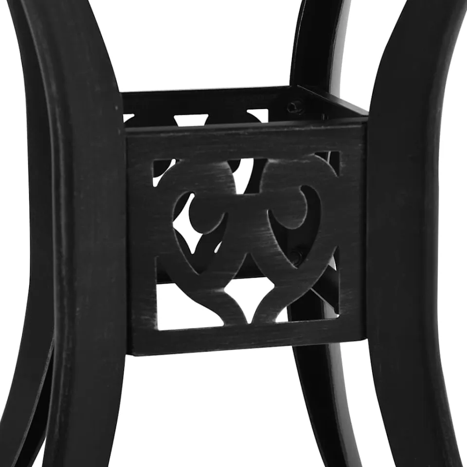 vidaXL Tuintafel 78x78x72 cm gietaluminium bronskleurig bruin, foto 4