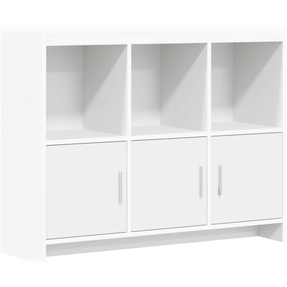 vidaXL Dressoir Wit 98,5 x 33 x 80 cm Bewerkt hout, foto 3