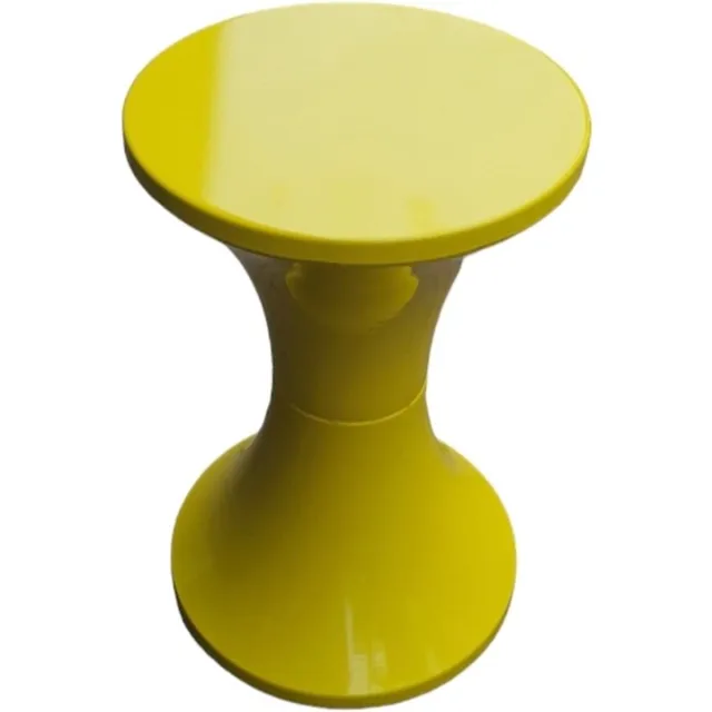 Mica Decorations Hailey bijzettafel geel H46xD30cm