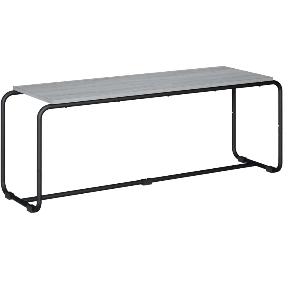 vidaXL TV-standaard 113.5 x 35.5 x 42 cm Grijs Sonoma Bewerkt hout, foto 3