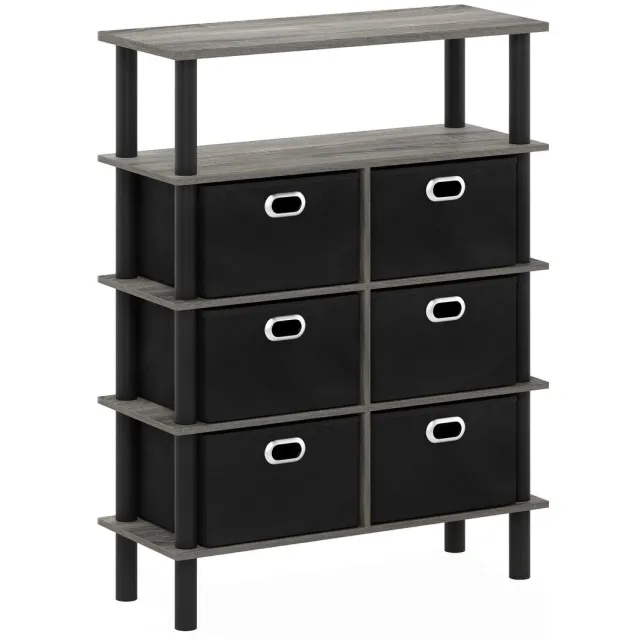 Ibenzoa Elegant en functioneel consoletafel met lades voor diverse interieurstijlen Zwart