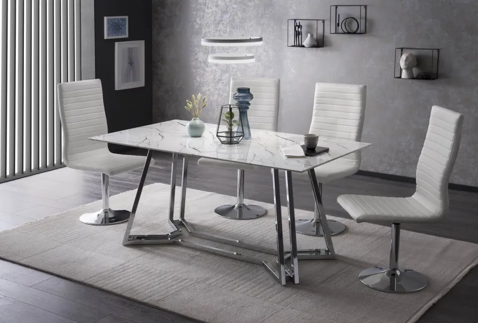 Eetkamertafel Lars wit, foto 4