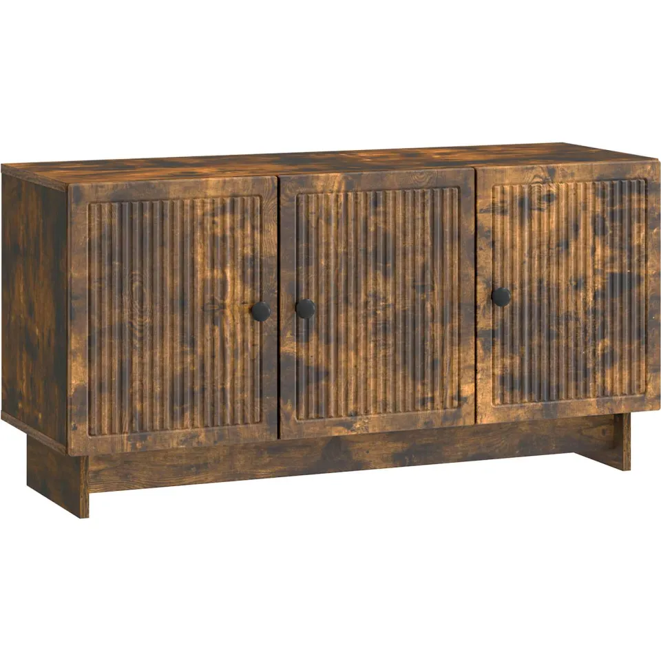 vidaXL TV-kast 99 x 34,5 x 50 cm Gerookt eiken Bewerkt hout, foto 4