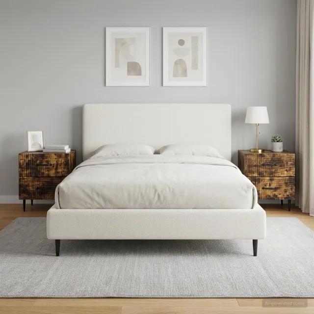 vidaXL Nachtkastje 2 st Gerookt eiken 43 x 34,5 x 47,5 cm Bewerkt hout Bruin