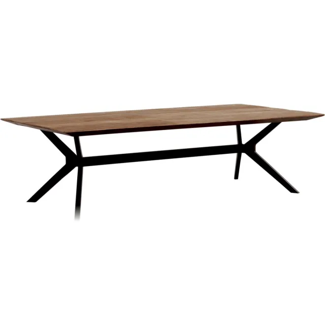 24Designs Metropole Salontafel - L130 X B70 X H38 - Teakhout Bruin