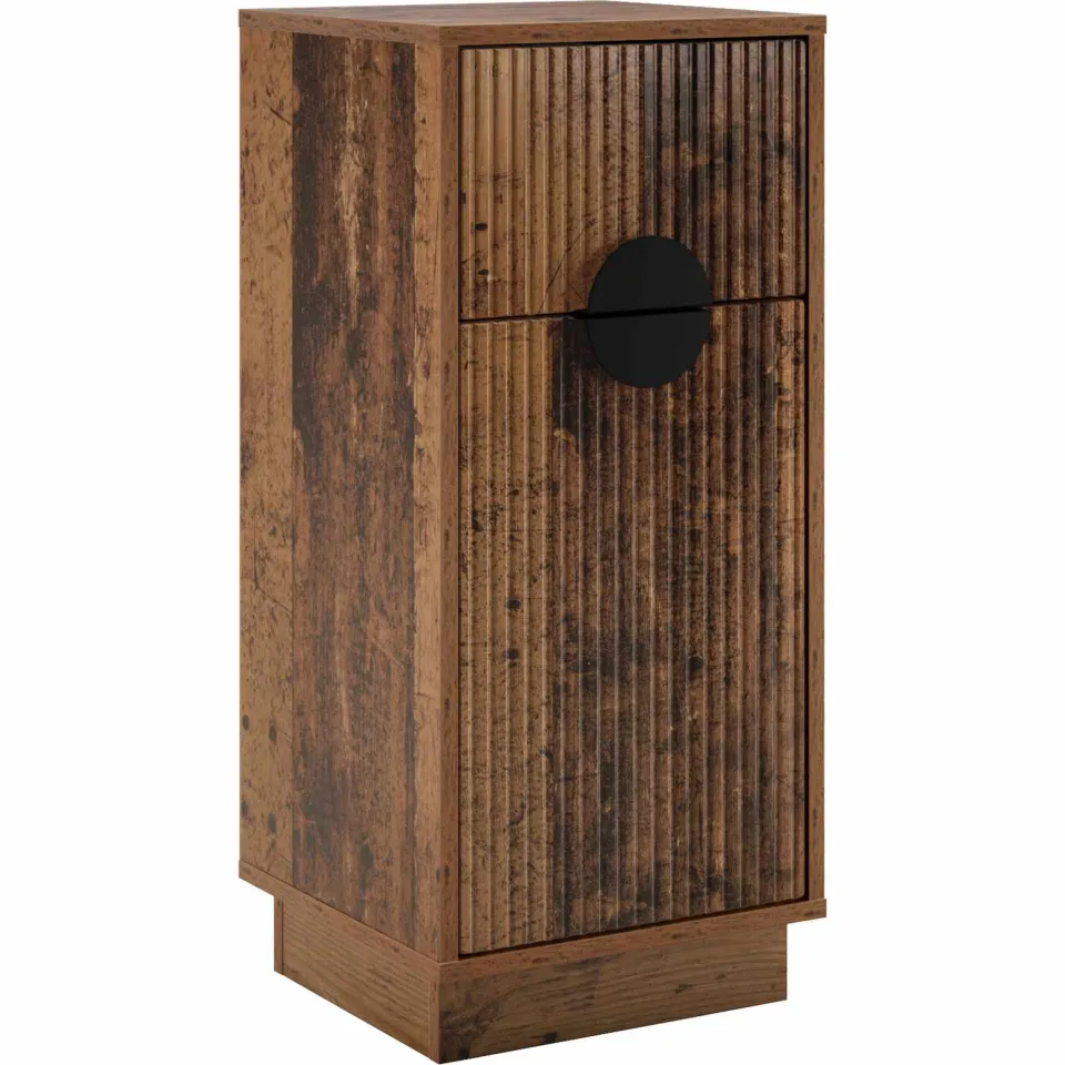 vidaXL Dressoir VENRAY Oud hout 35 x 33 x 77,5 cm Bewerkt hout bruin, foto 3