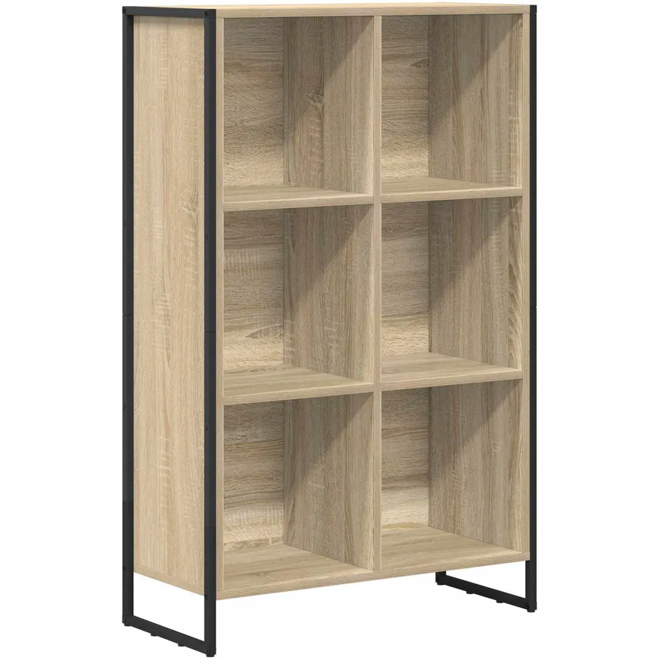 vidaXL Boekenkast Sonoma Eiken 68 x 30 x 108 cm Bewerkt hout, foto 3