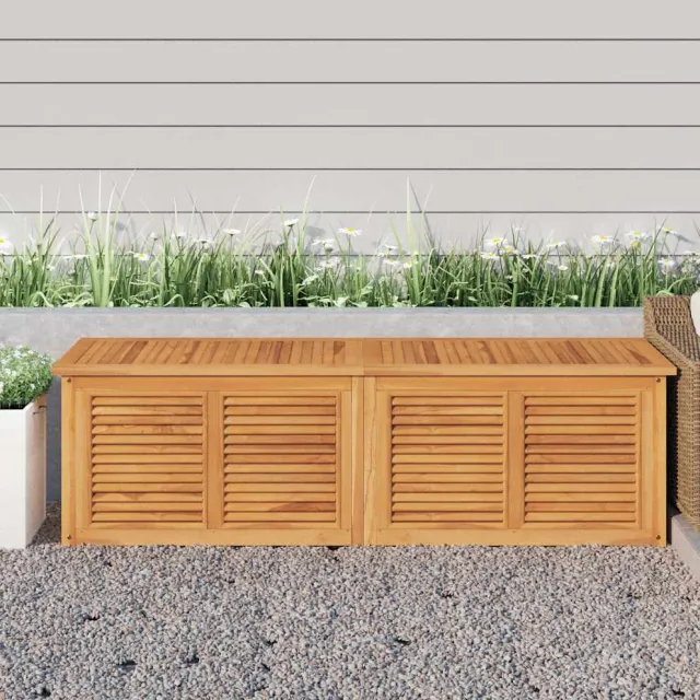 vidaXL Tuinbox met zak 175x50x55 cm massief teakhout bruin, foto 2