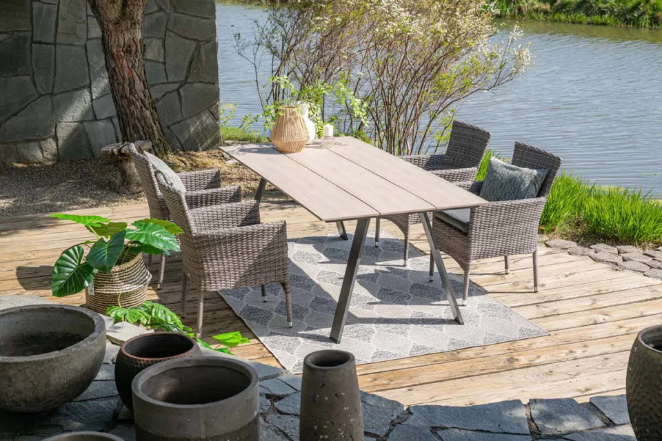 Garden Impressions Nevada tuintafel light teak bruin, foto 6