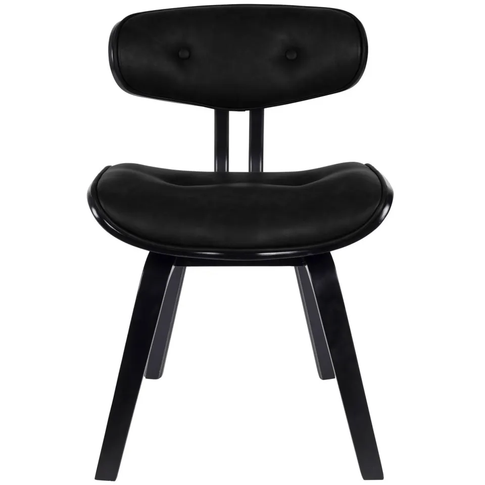 Dutchbone Blackwood eetkamerstoel zwart, foto 3