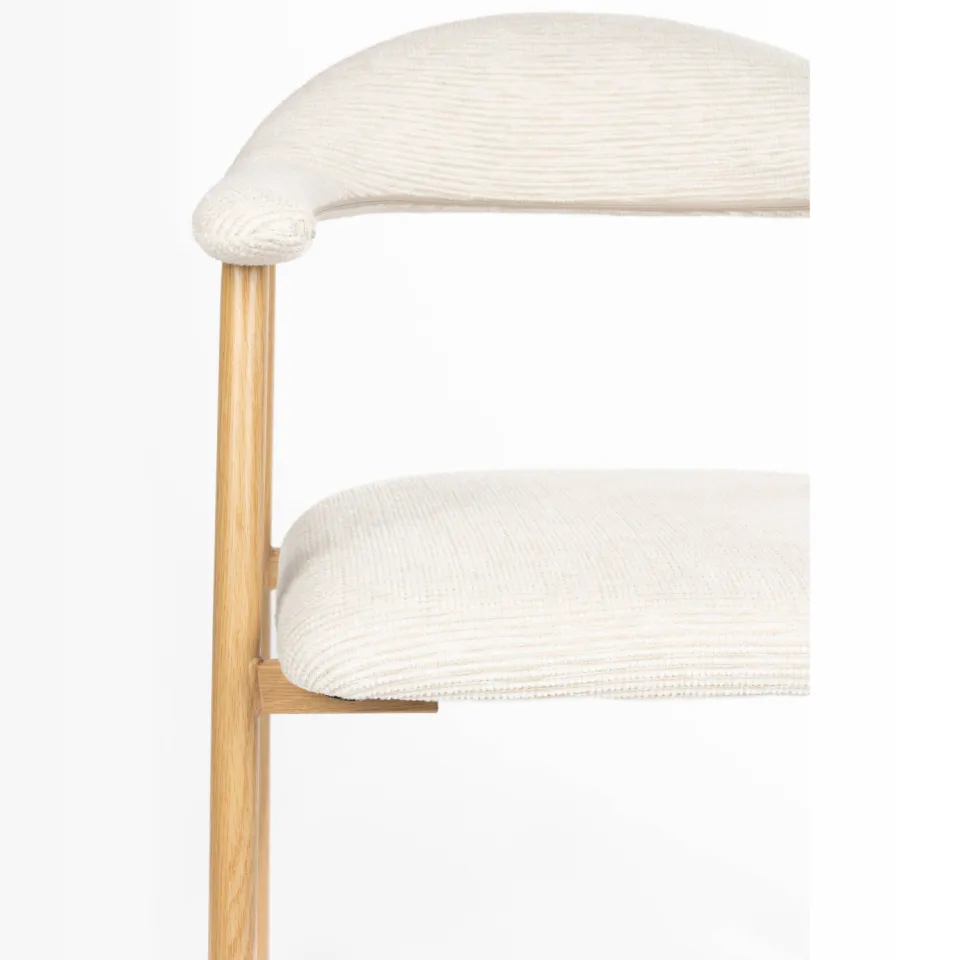 Housecraft Living Amy eetkamerstoel beige, foto 7