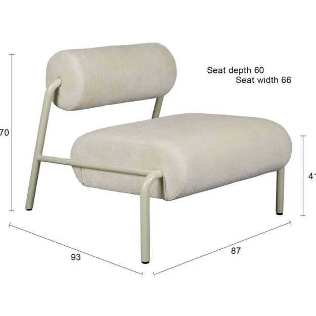 Zuiver fauteuil Lekima beige, foto 5