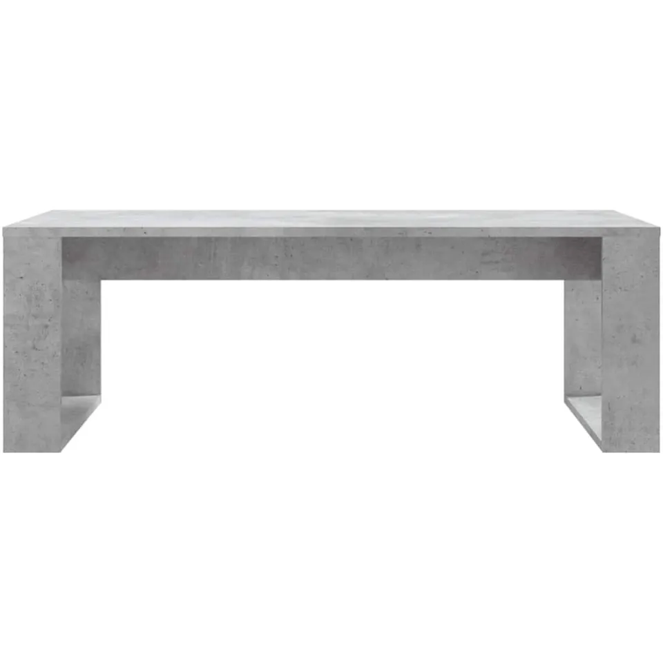 vidaXL Salontafel 102x50x35 cm bewerkt hout betongrijs