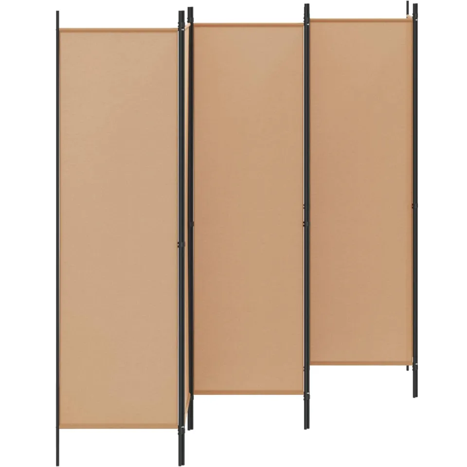 vidaXL 6-Panelen Kamerscherm Beige 300 x 180 cm Stof, foto 2