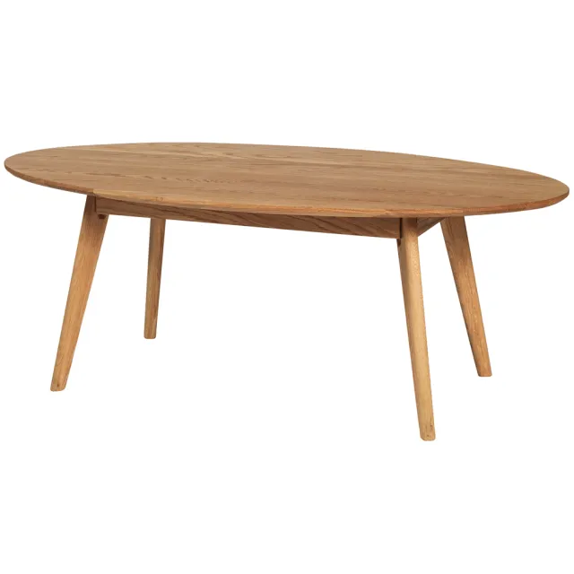 Rowico Home Yumi ovale houten salontafel naturel - 130 x 65 cm Bruin